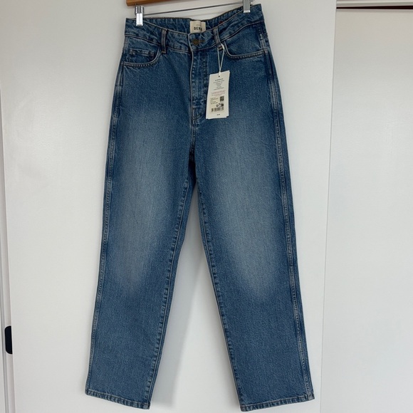 NWT! Sezane L’Iconique Droit Trousers in Denim Size 38/6 - Picture 7 of 10